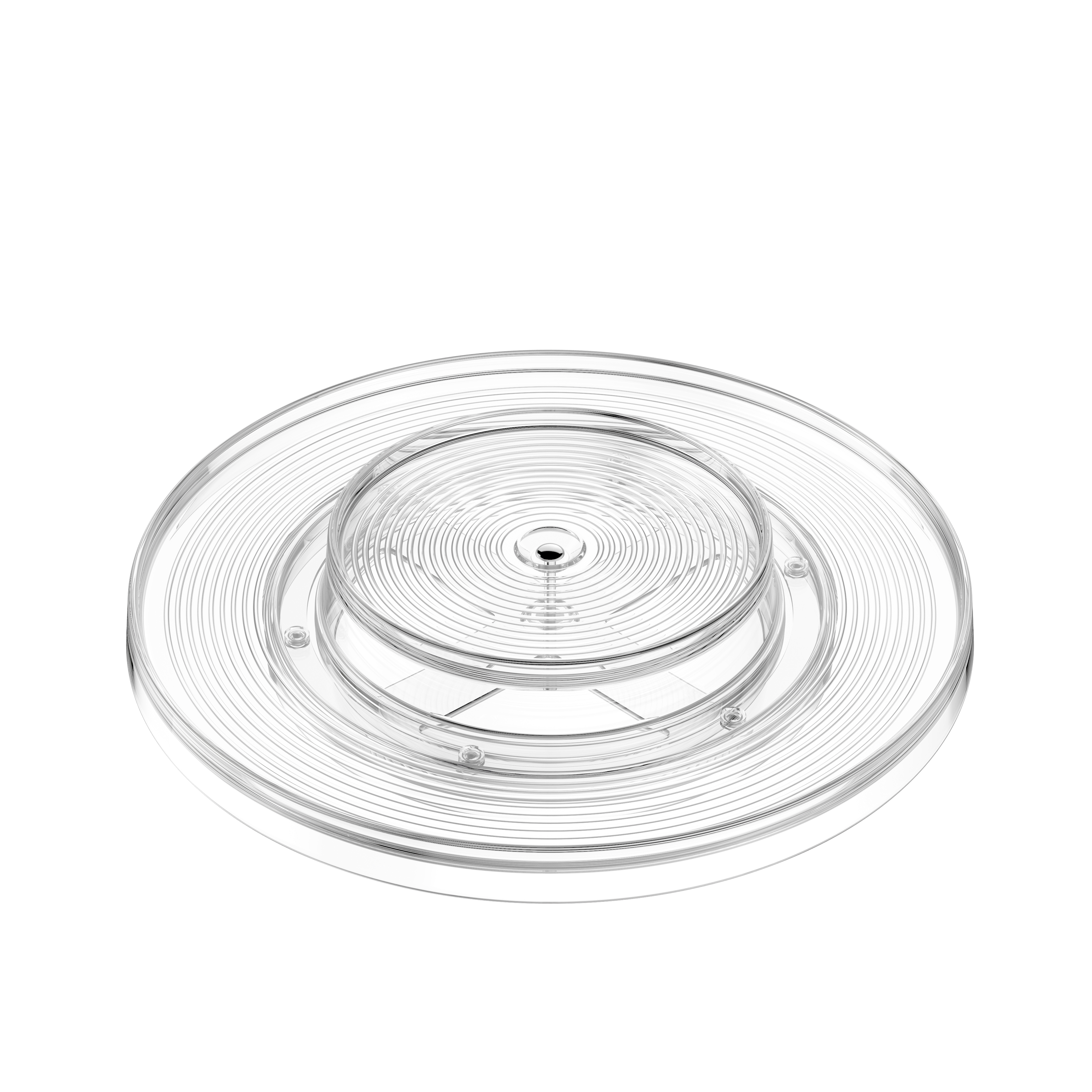 Penganjur Turntable 2 Tier untuk Kabinet