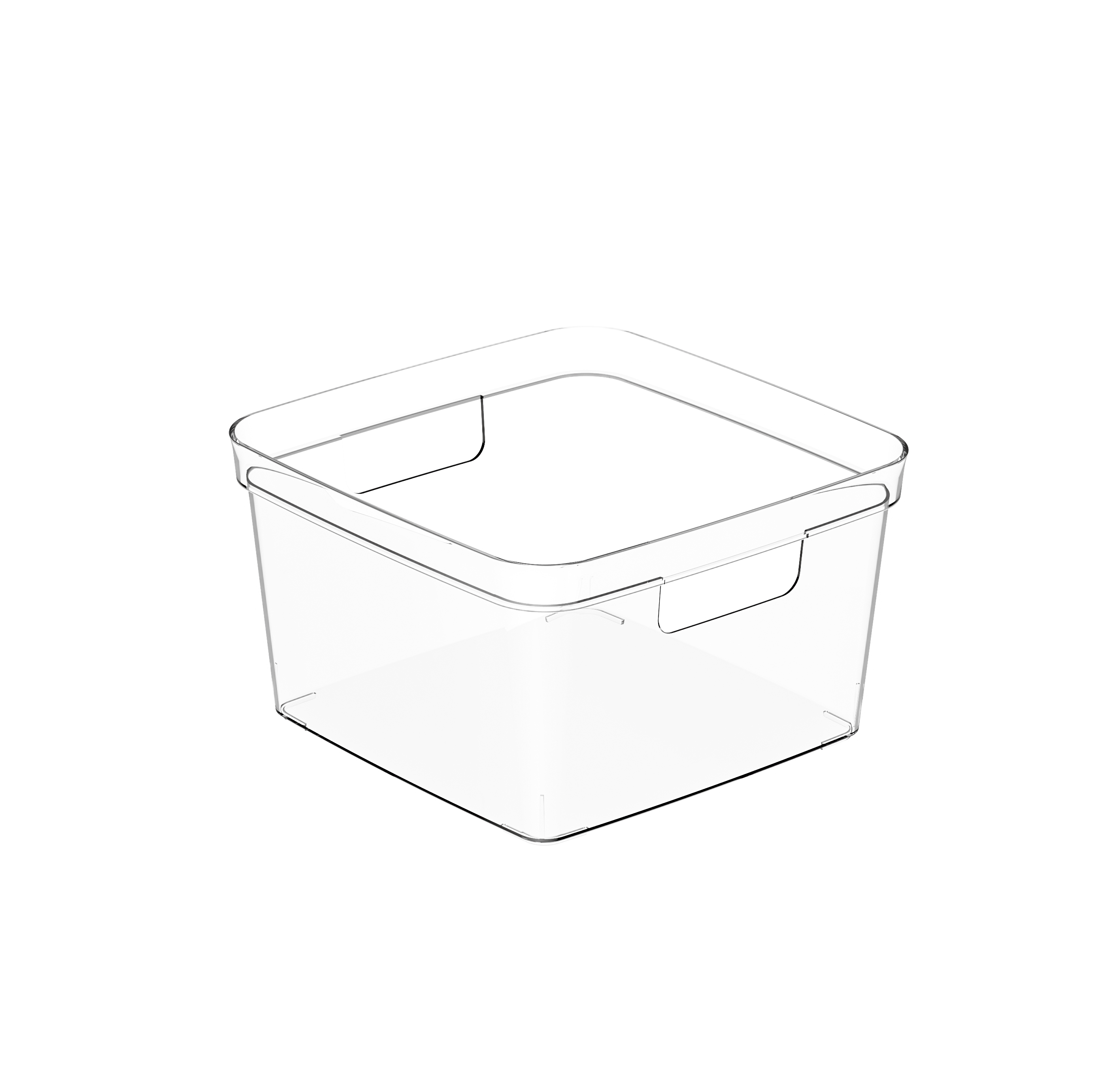 Tong penyimpanan yang jelas